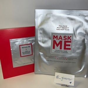 EWC European Wax Center Skincare Bundle Mask Me Hydrogel & Reveal Me Peel Gel